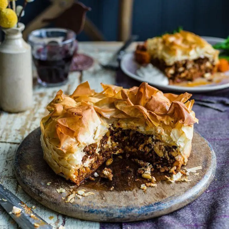 Lamb and Herb Phyllo Parcels