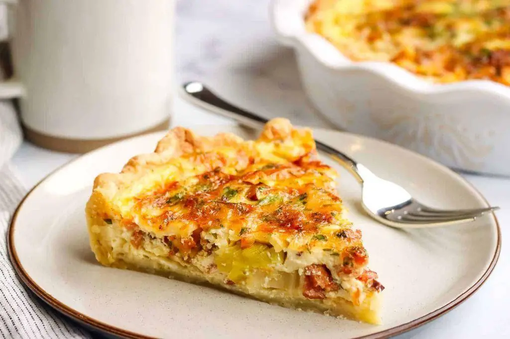 Leek and Bacon Bisquick Quiche