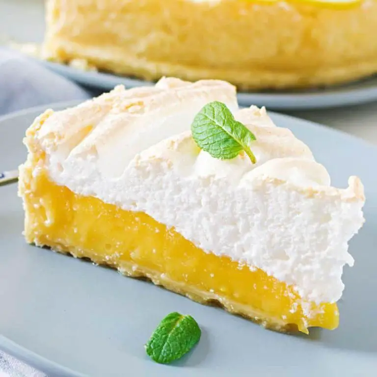 Lemon Meringue Sugar Free Pie