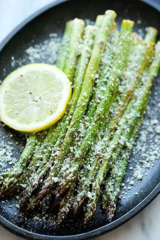 Lemon Parmesan Asparagus