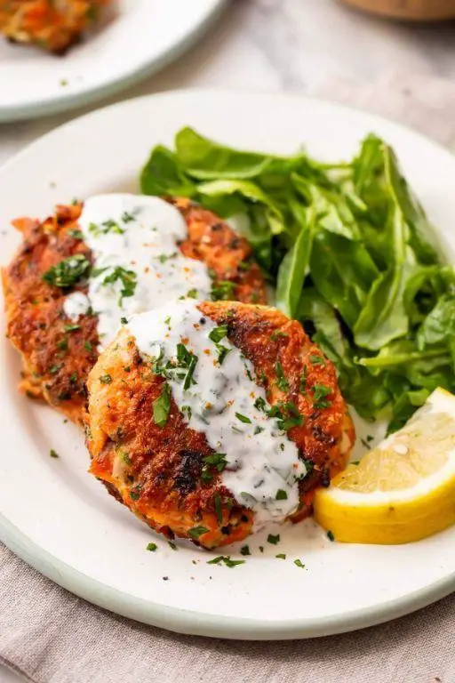 Lemon Parsley Salmon Cakes
