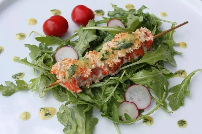 Lemon Tarragon Salmon Salad