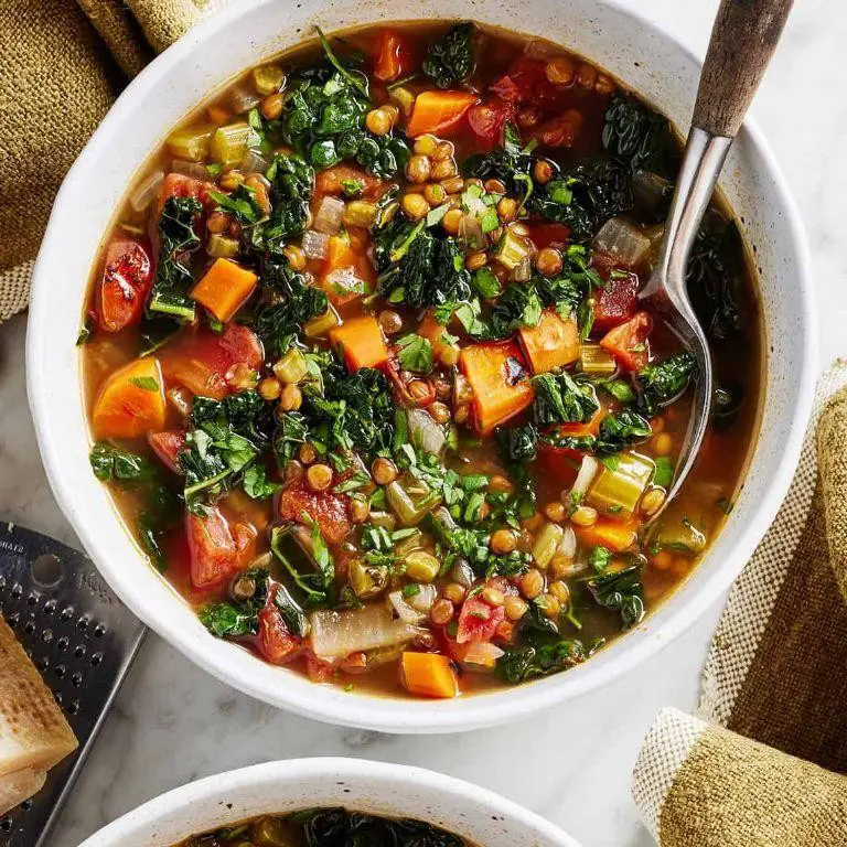 Lentil Soup with Soft Vegetables
