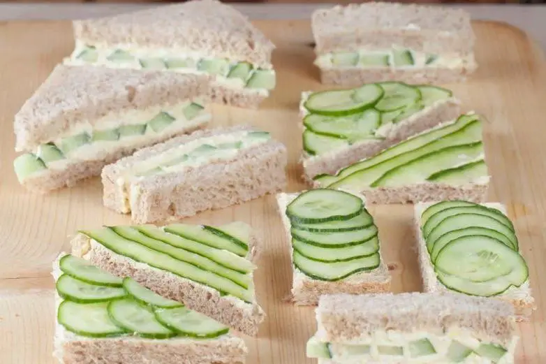 Light bydash cucumber sandwiches