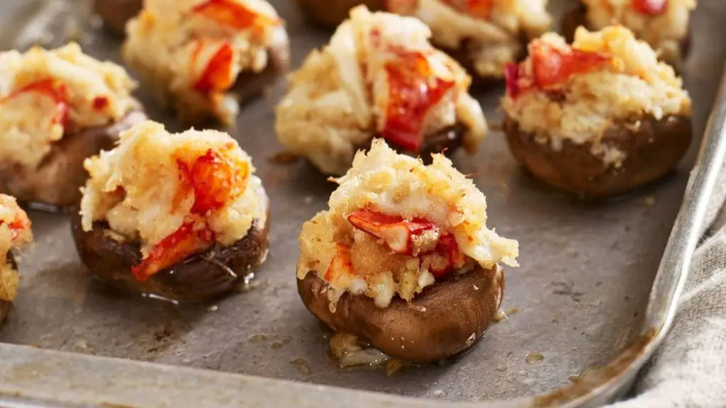 Lobster Stuffed Mushrooms