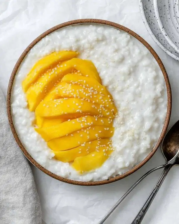 Low Sugar Mango Sticky Rice
