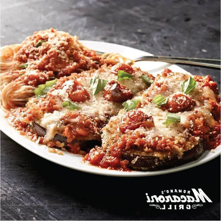 Macaroni Grill Eggplant Parmesan Pasta