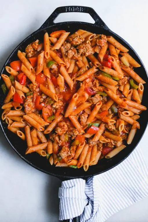 Macaroni Grill Sausage and Peppers Pasta