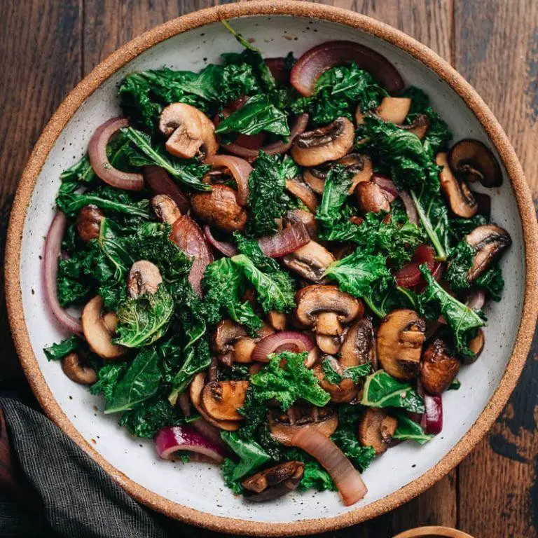 Maitake Mushroom and Kale Stir Fry