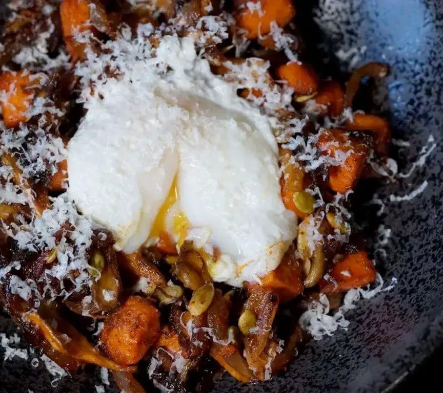 Maitake Mushroom and Potato Hash