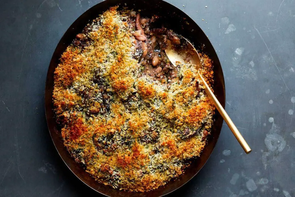 Maitake Mushroom and Wild Rice Casserole