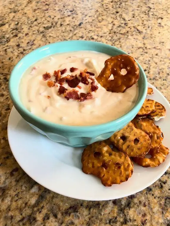 Maple Bacon Pretzel Dip