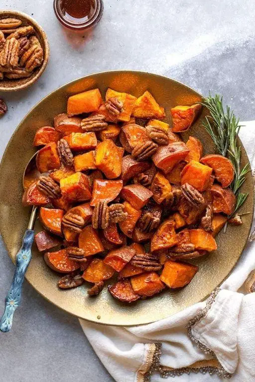 Maple Glazed Baked Yams