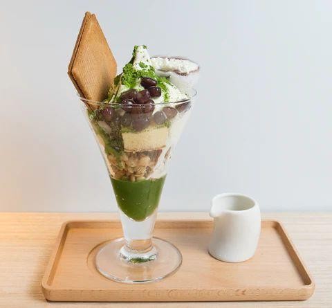 Matcha Green Tea Parfait Cups