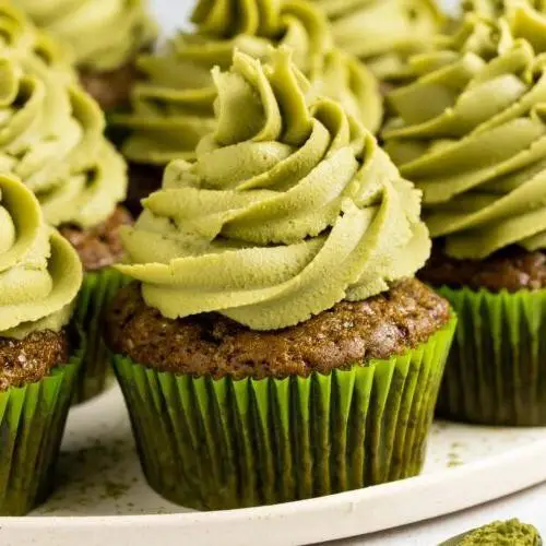 Matcha Green Tea Vegan Cupcakes