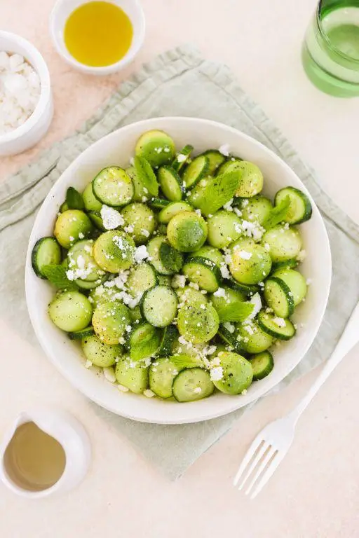 Melon Ball and Avocado Salsa