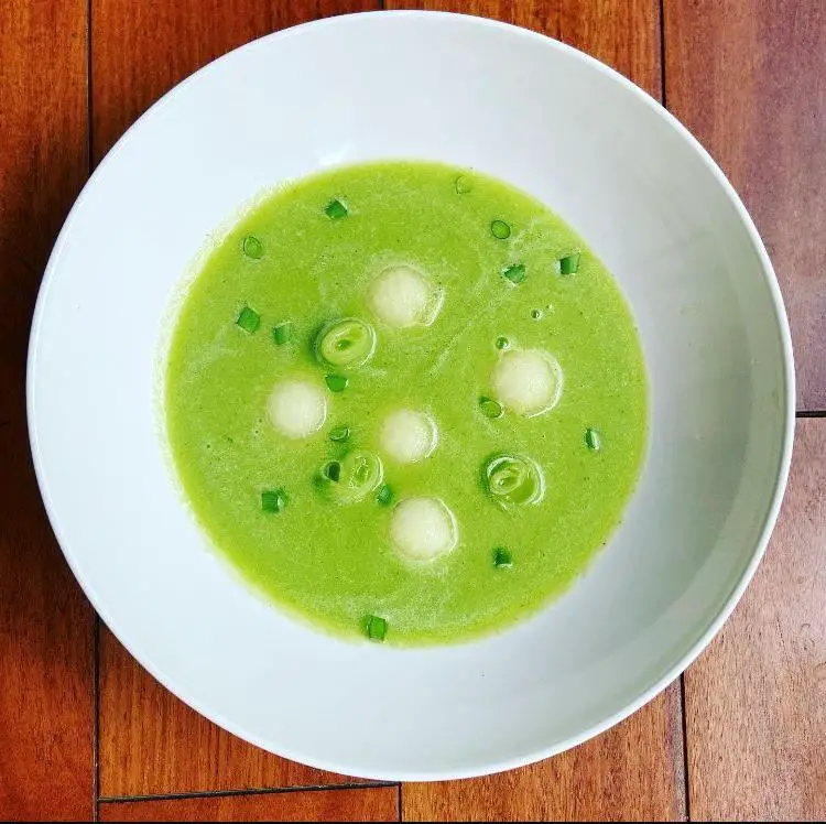Melon Ball and Cucumber Gazpacho