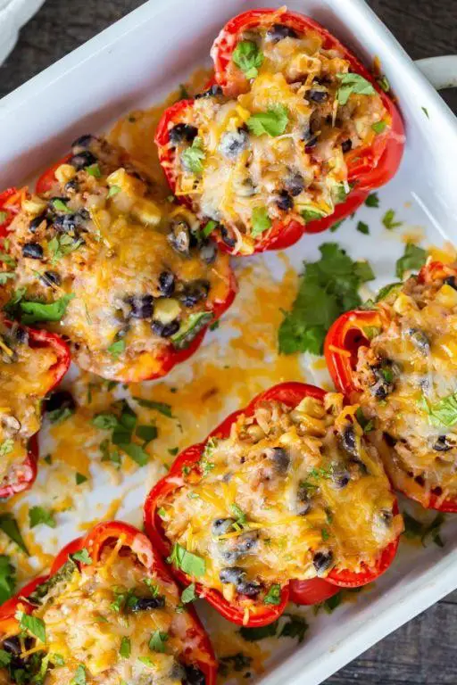 Mexican Ground Beef Stuffed Peppers