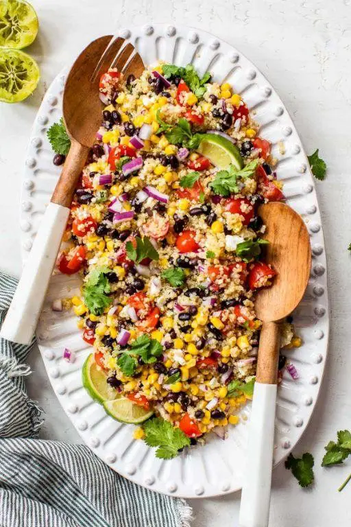Mexican Quinoa Salad with Cotija Cheese