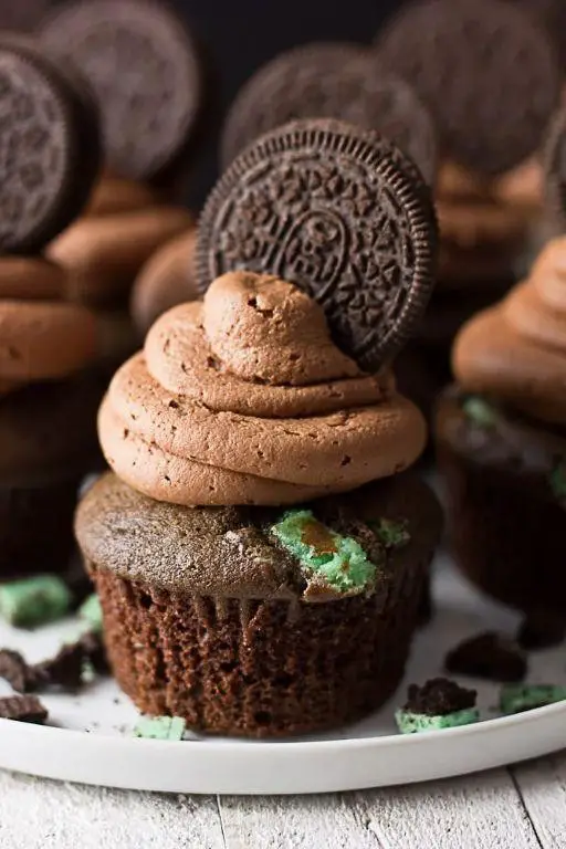 Mint Chocolate Vegan Cupcakes