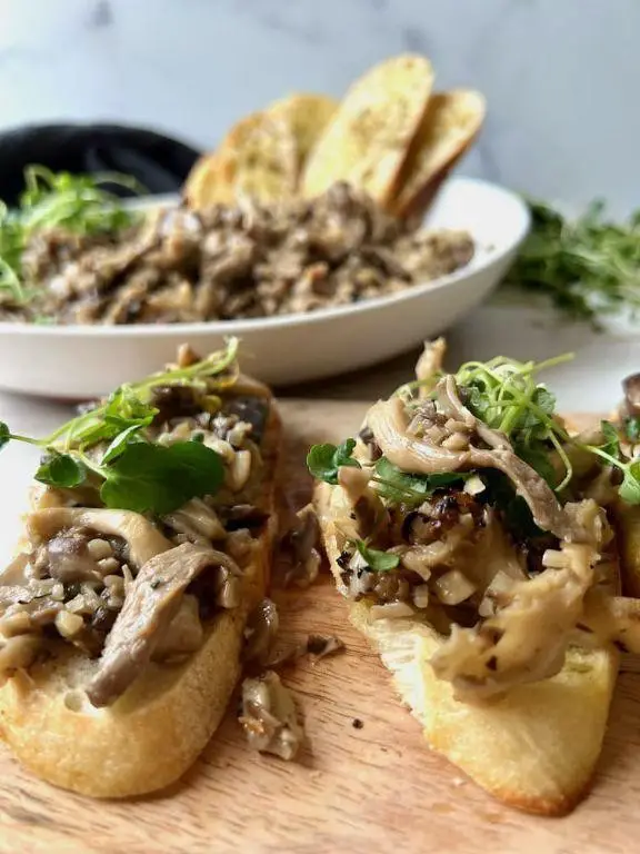 Mixed Mushroom Bruschetta