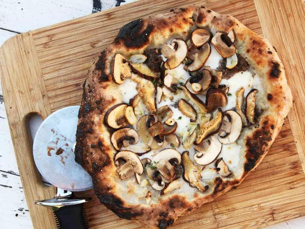 Mixed Mushroom Pizza with Truffle Oil