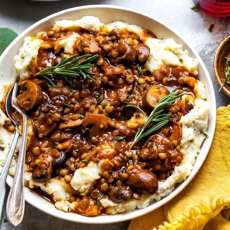 Mixed Mushroom and Lentil Stew