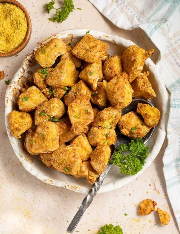 Nutritional Yeast Crusted Tofu