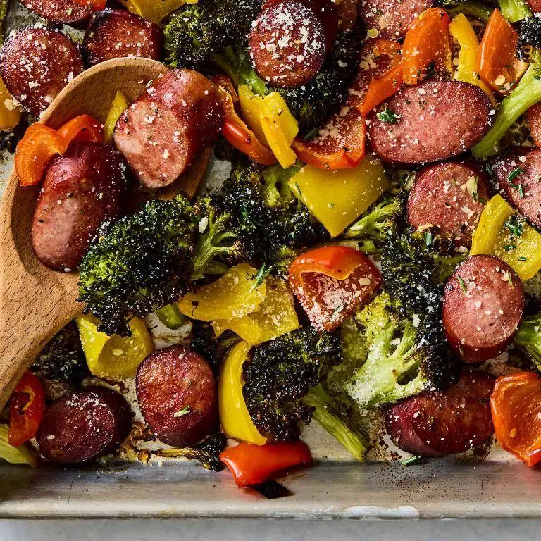 One Pan Sausage and Veggies