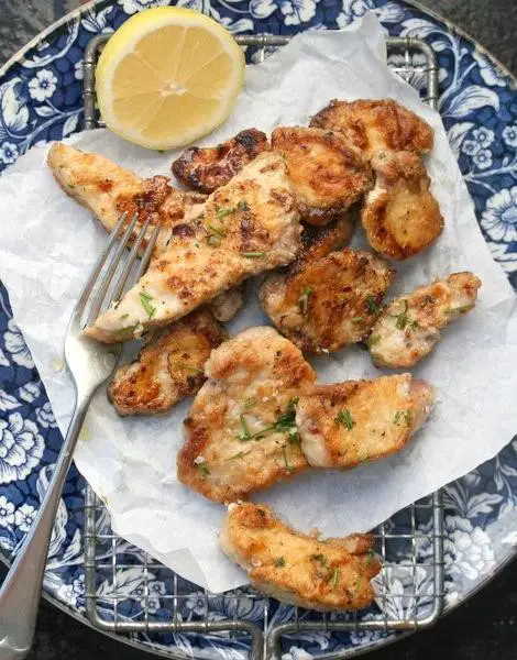 Pan-Seared Yellowtail with Garlic Herb Butter