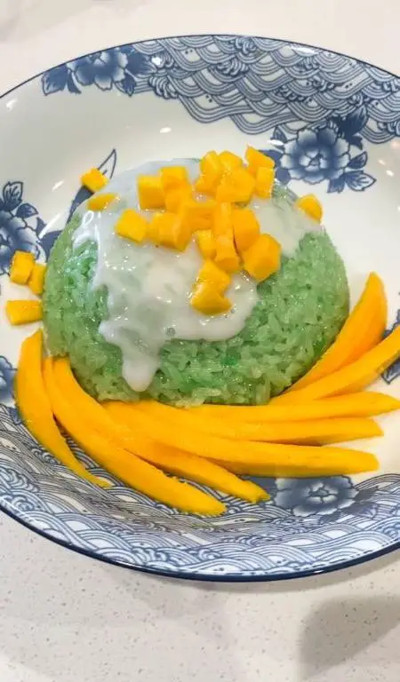 Pandan Mango Sticky Rice