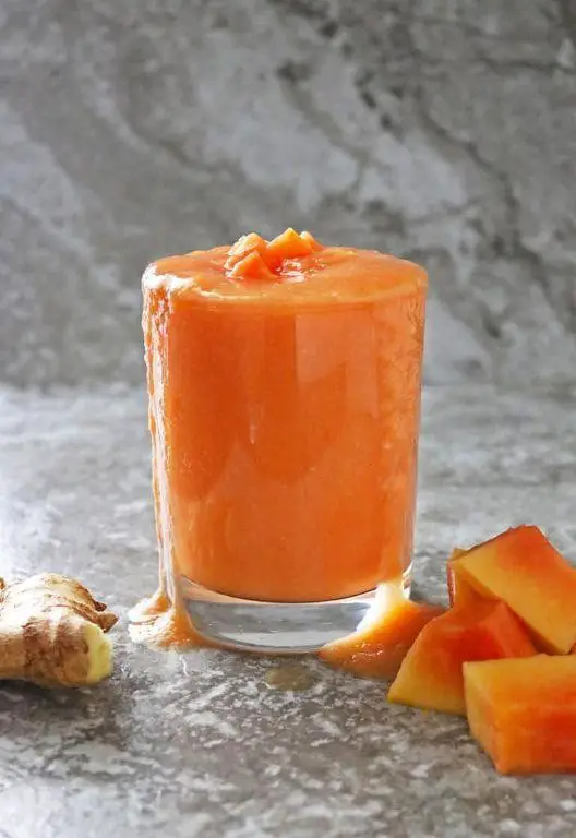 Papaya Ginger Smoothie
