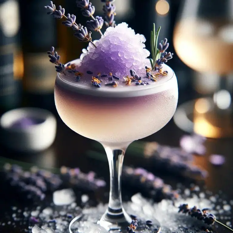 Paper Plane with Lavender Bitters