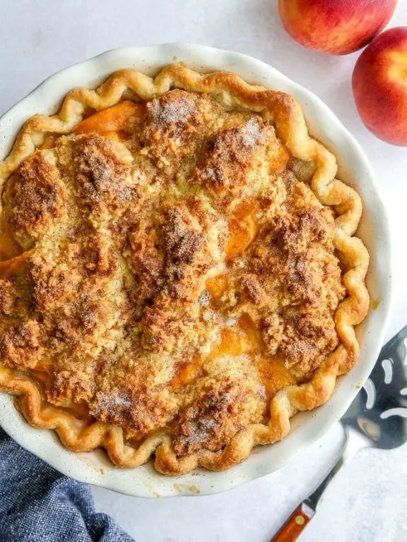 Peach Cobbler Sugar Free Pie