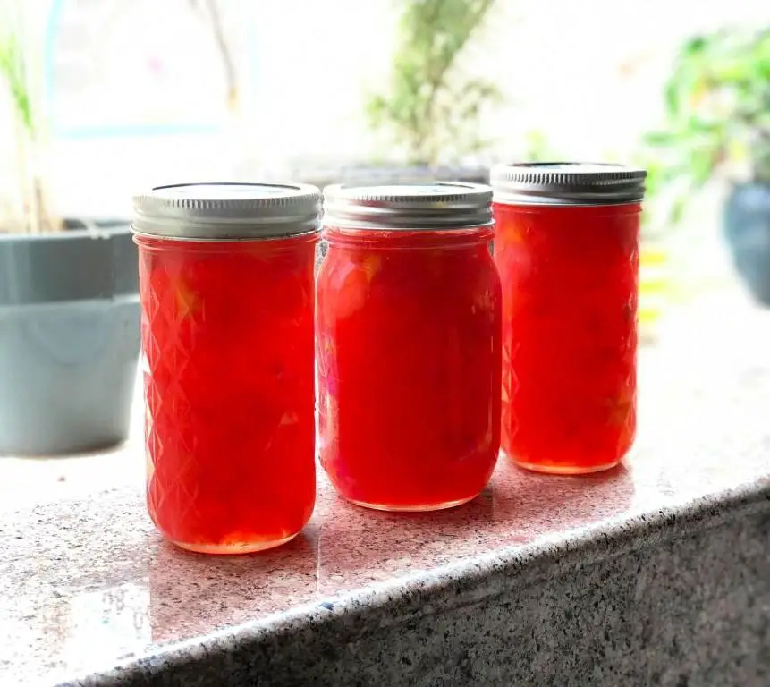 Peach Rhubarb Jam