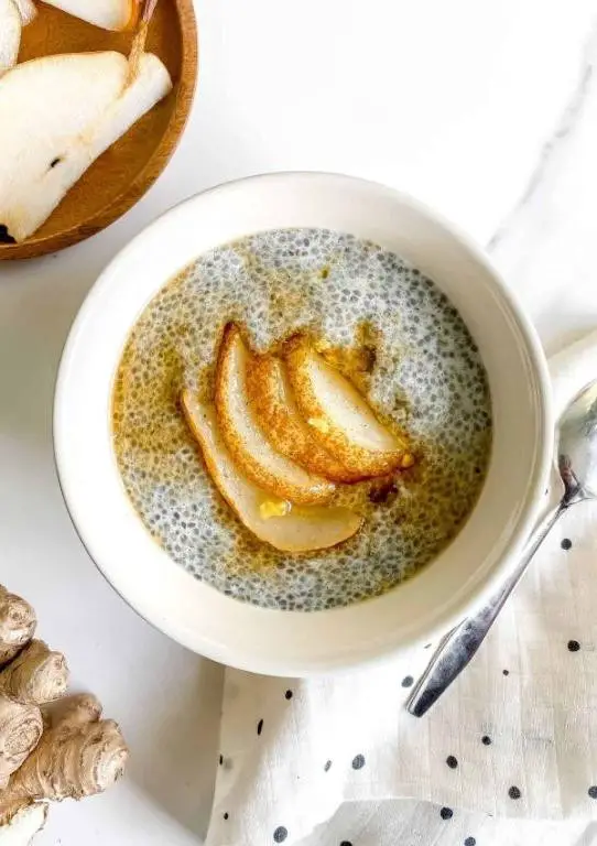 Pear and Chia Seed Pudding