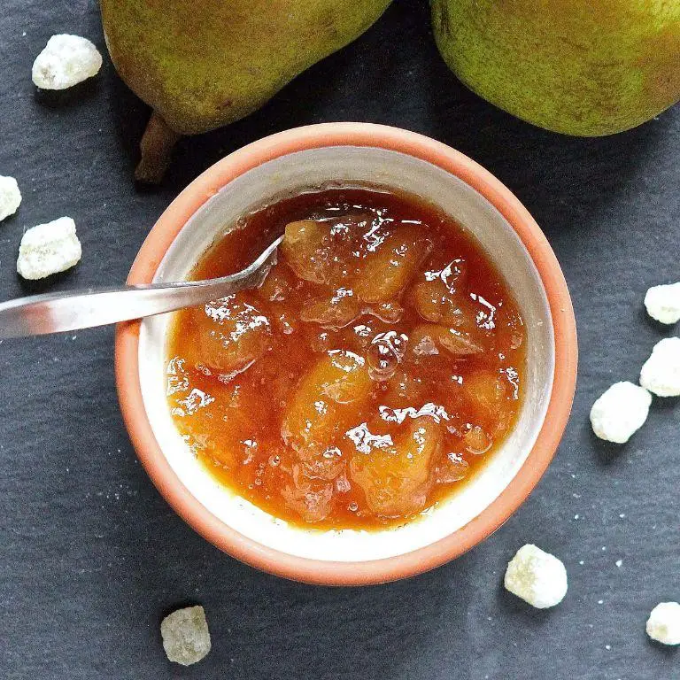 Pear and Ginger Preserve