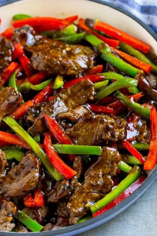 Pepper Steak and Onions Stir Fry