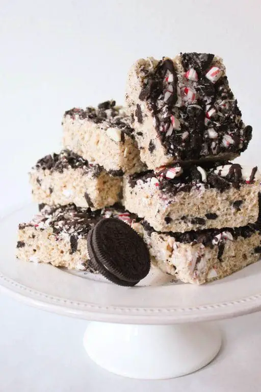 Peppermint Bark with Rice Krispies