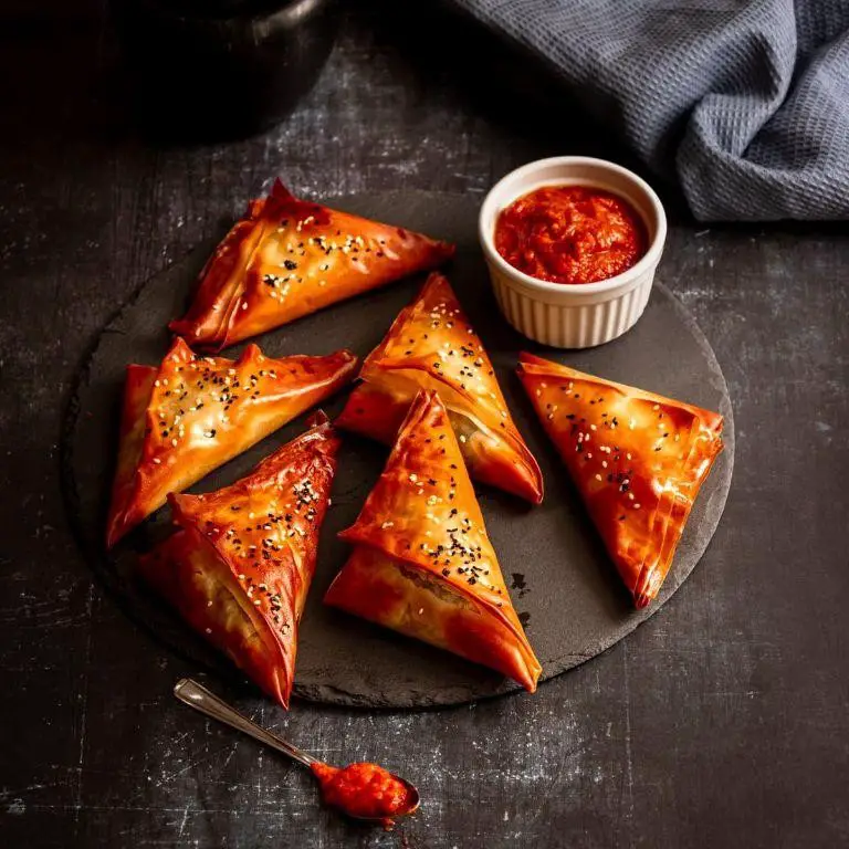 Phyllo Dough Samosas with Spiced Potatoes