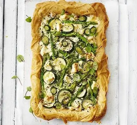 Phyllo Dough Vegetable Tart
