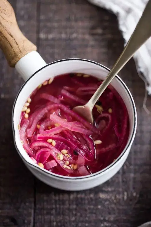 Pickled Onions with Coriander