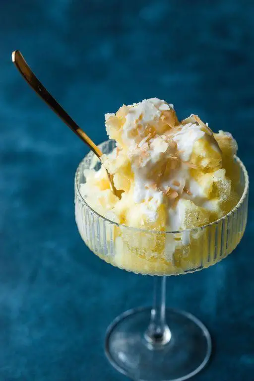 Pina Colada Shaved Ice
