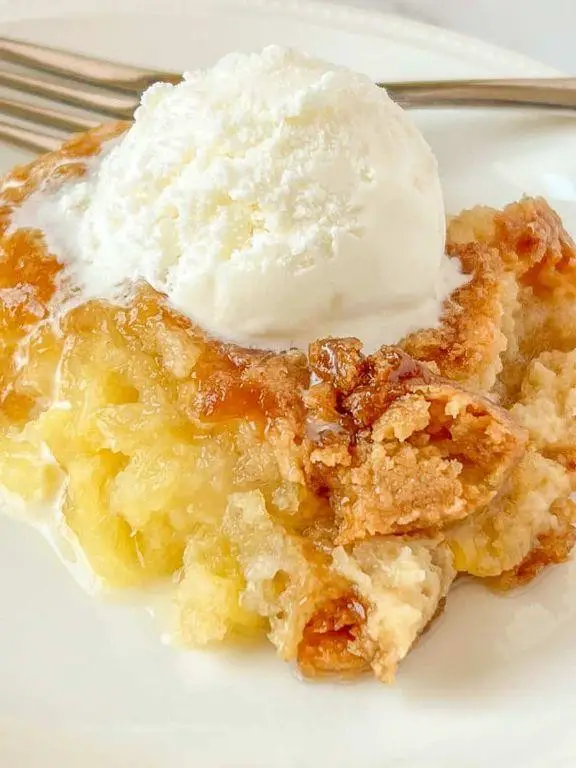 Pineapple Almond Dump Cake