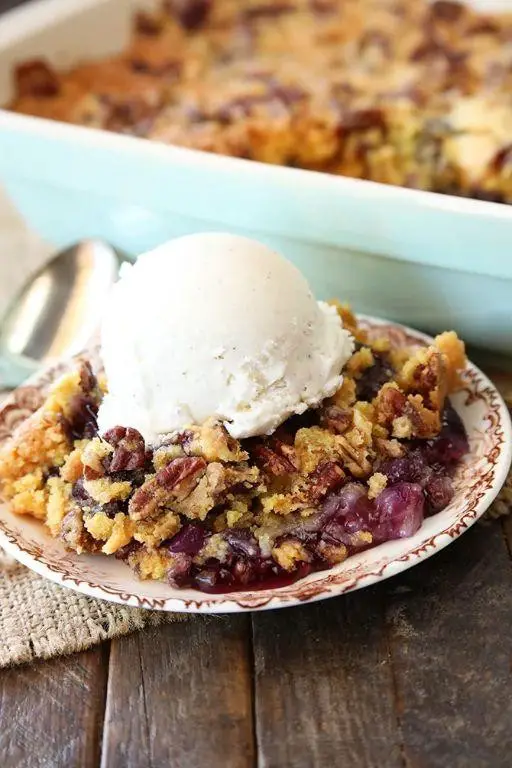 Pineapple Blueberry Dump Cake