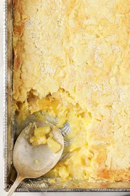Pineapple Lemon Dump Cake