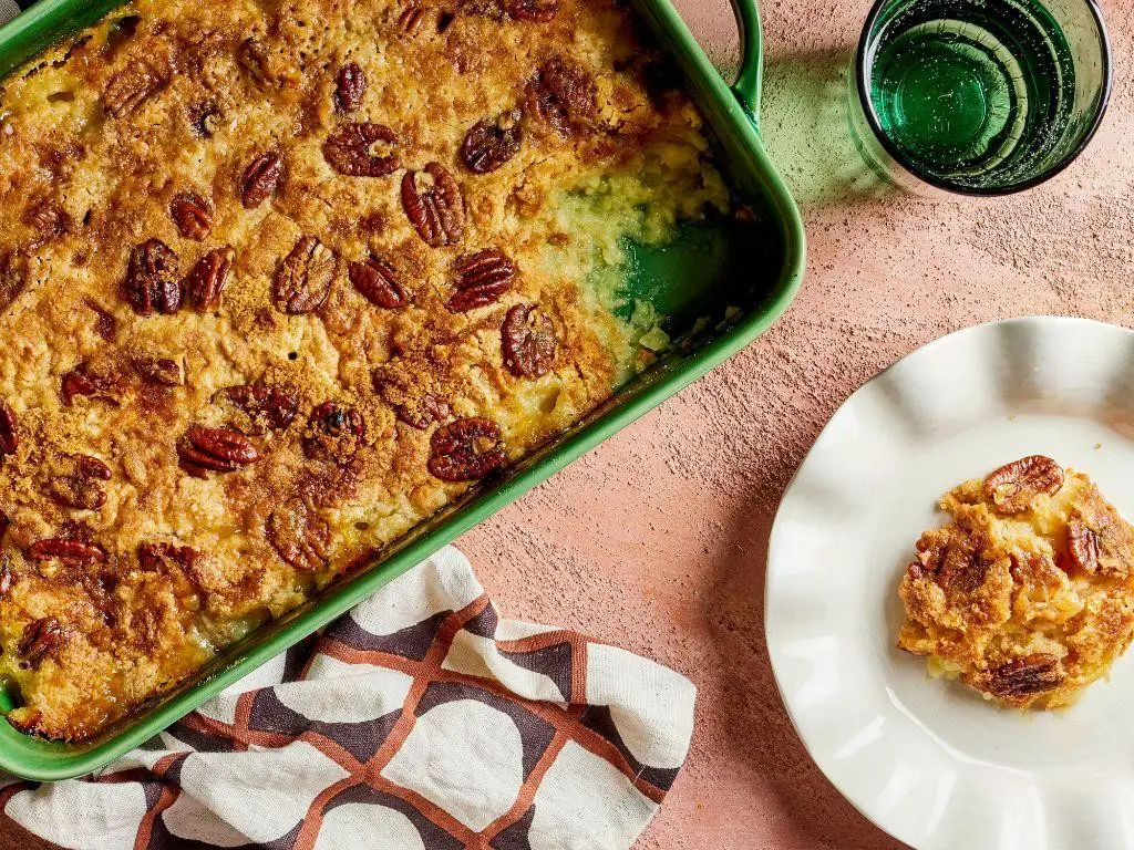 Pineapple Pecan Dump Cake