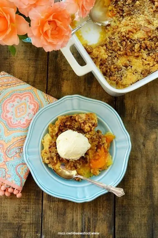 Pineapple Walnut Dump Cake