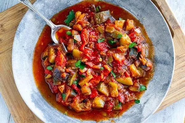 Pisto Manchego Spanish Vegetable Stew