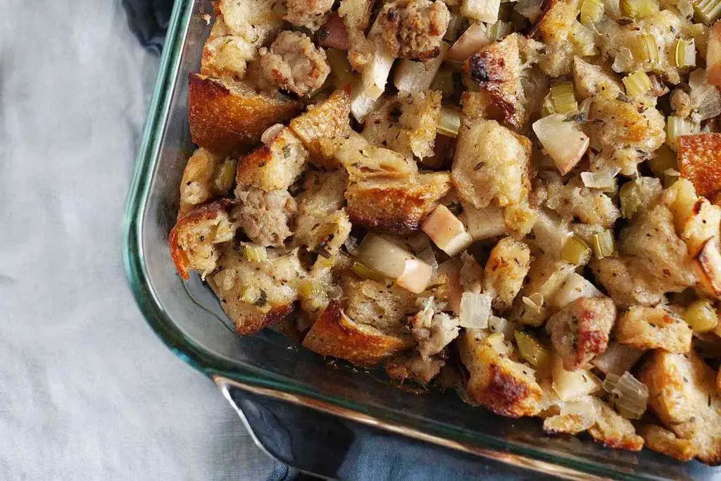 Pork Sausage and Apple Stuffing